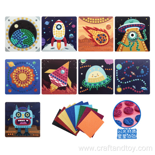 EVA mosaic painting set for education cosmic voyage